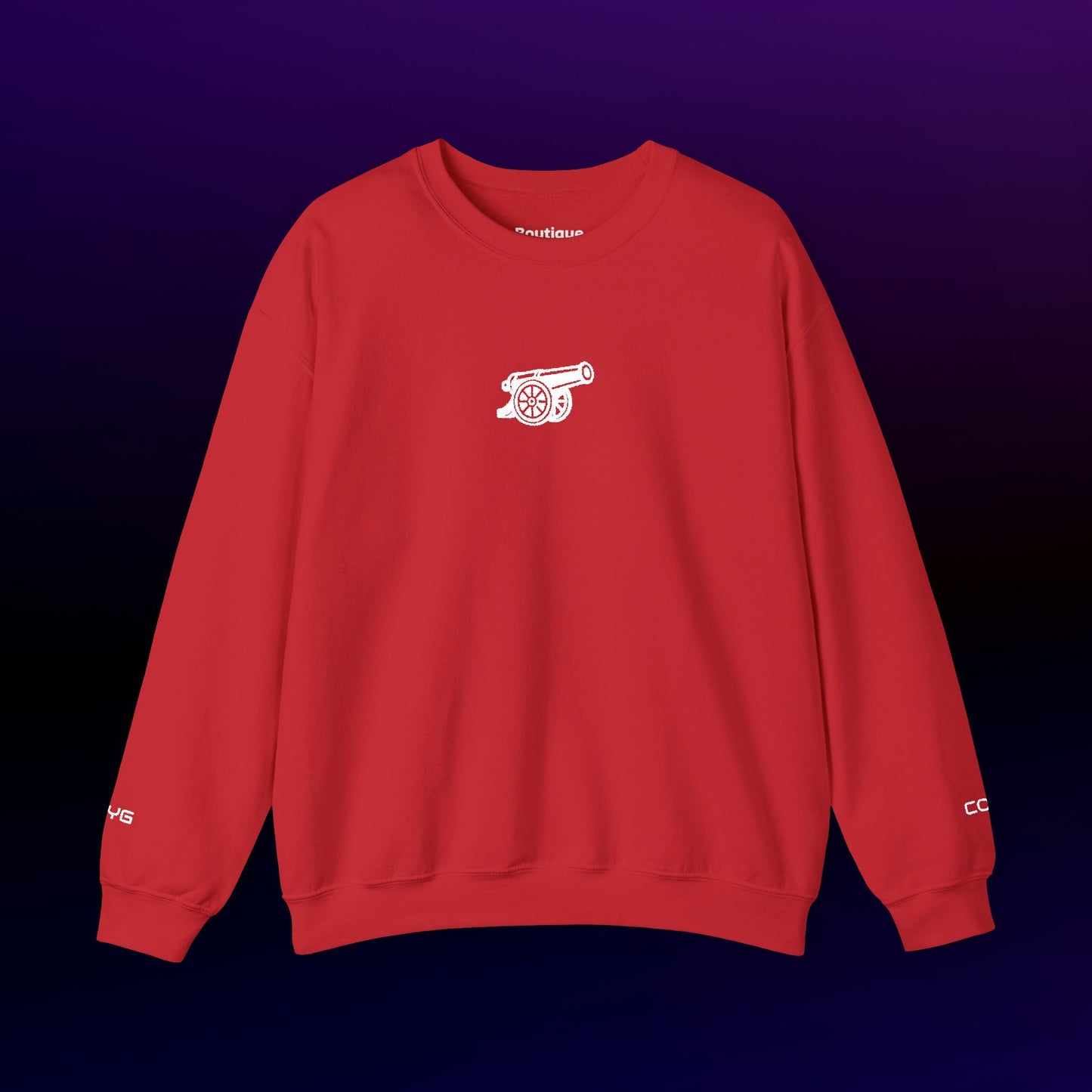 Pull Rouge Mixte avec motif Brodé - Arsenal