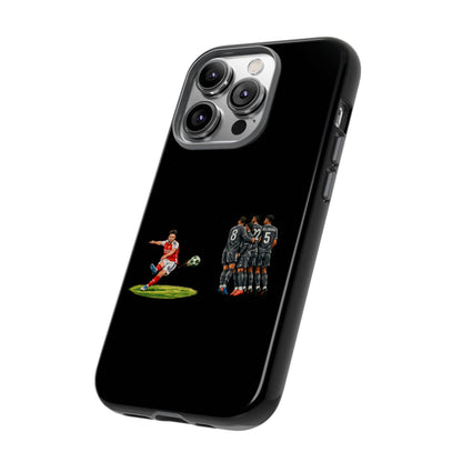 iPhone/Samsung Case - Declan Rice Free Kick (Arsenal phone case)