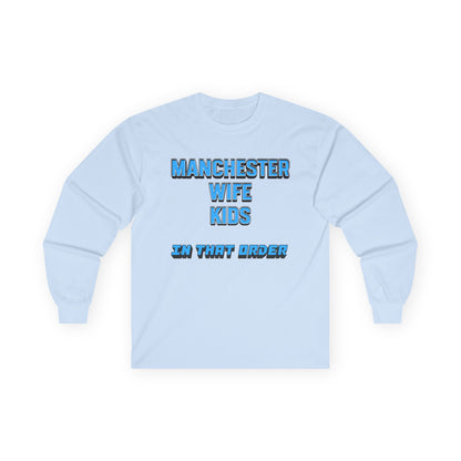 Mixed Long Sleeve T-Shirt - In That Order (Manchester City)