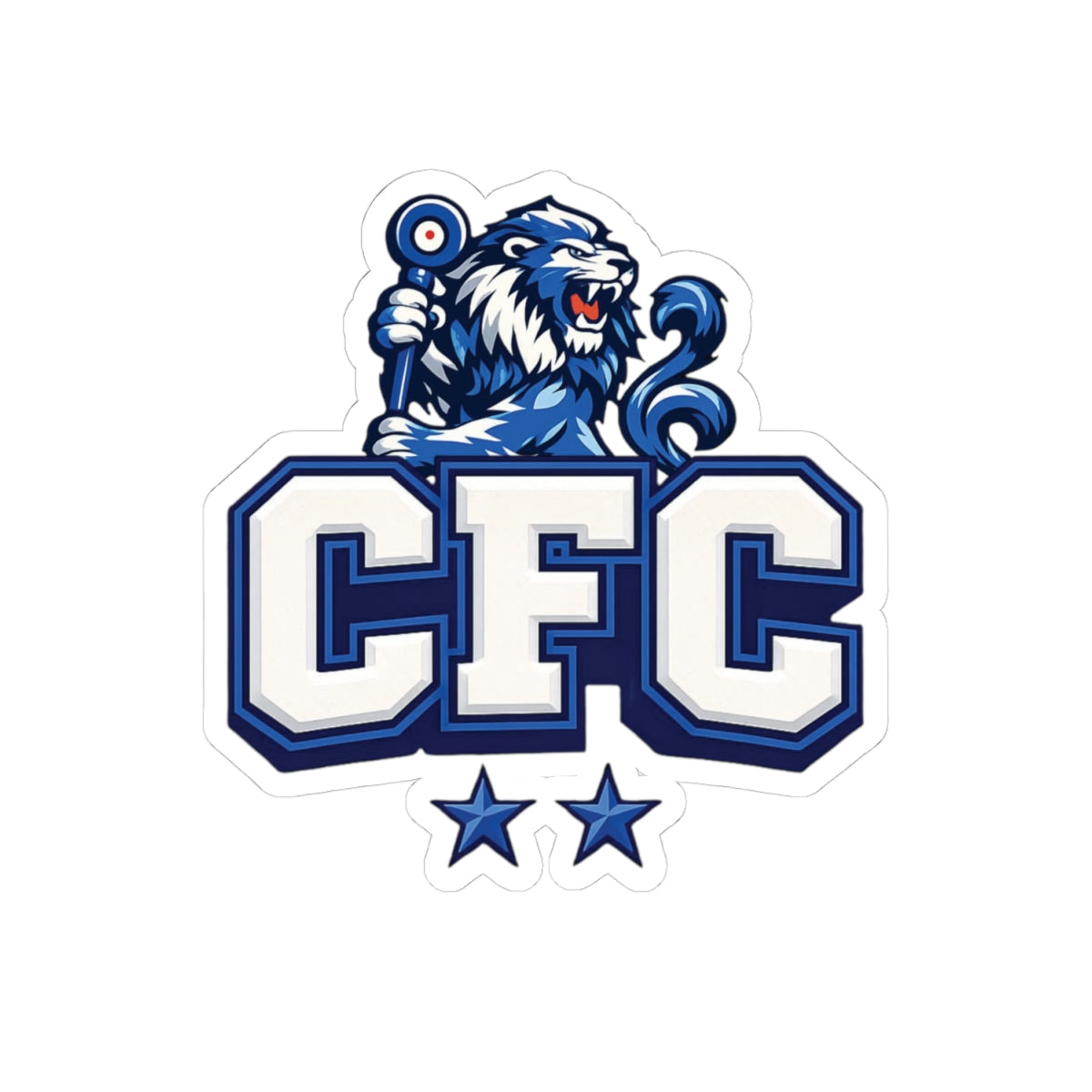 Football Sticker — Chelsea "CFC"