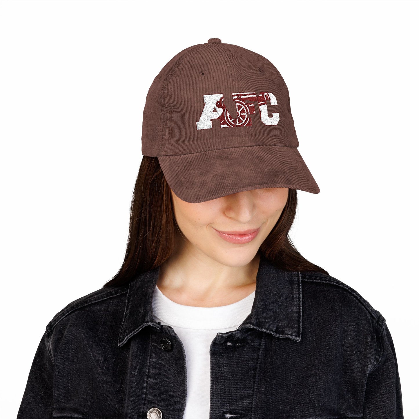 Corduroy cap with embroidery - 'AFC' Arsenal