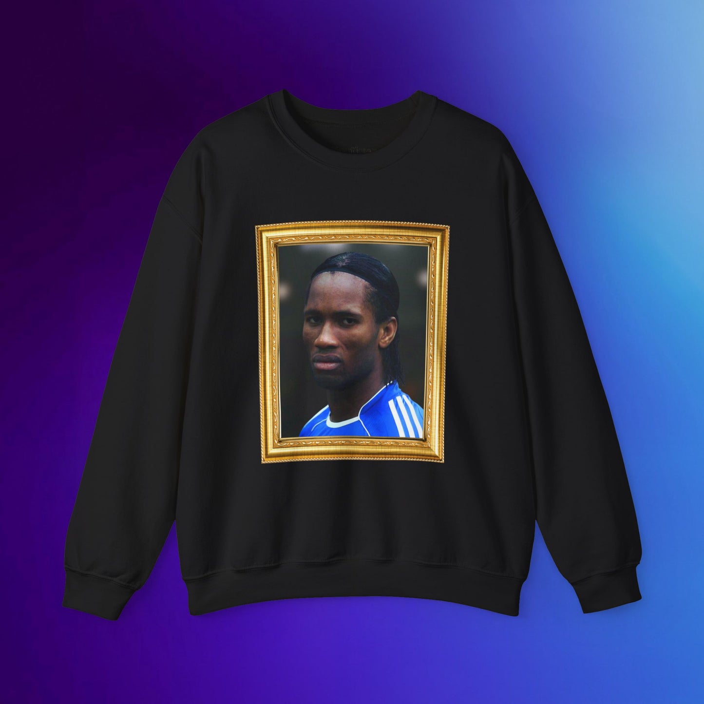 Mixed Sweater - Didier Drogba Chelsea Legend (Gold Frame)
