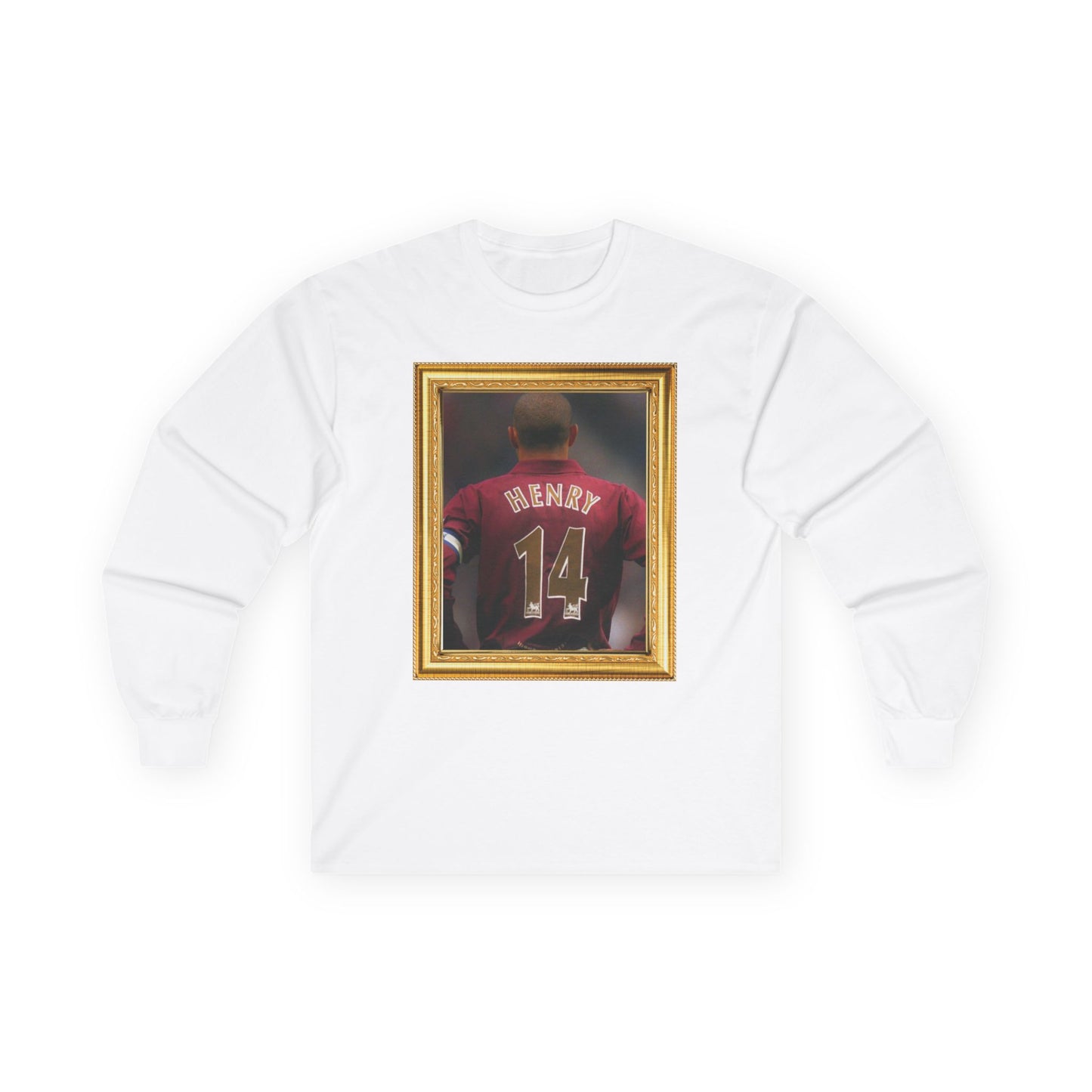 Mixed Long Sleeve T-Shirt - Thierry Henry Arsenal Legend (Gold Frame)