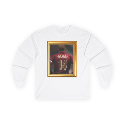 Mixed Long Sleeve T-Shirt - Thierry Henry Arsenal Legend (Gold Frame)
