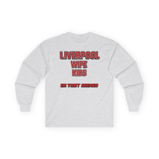 T-Shirt Manches Longues Mixte - In That Order (Liverpool)