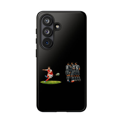 iPhone/Samsung Case - Declan Rice Free Kick (Arsenal phone case)