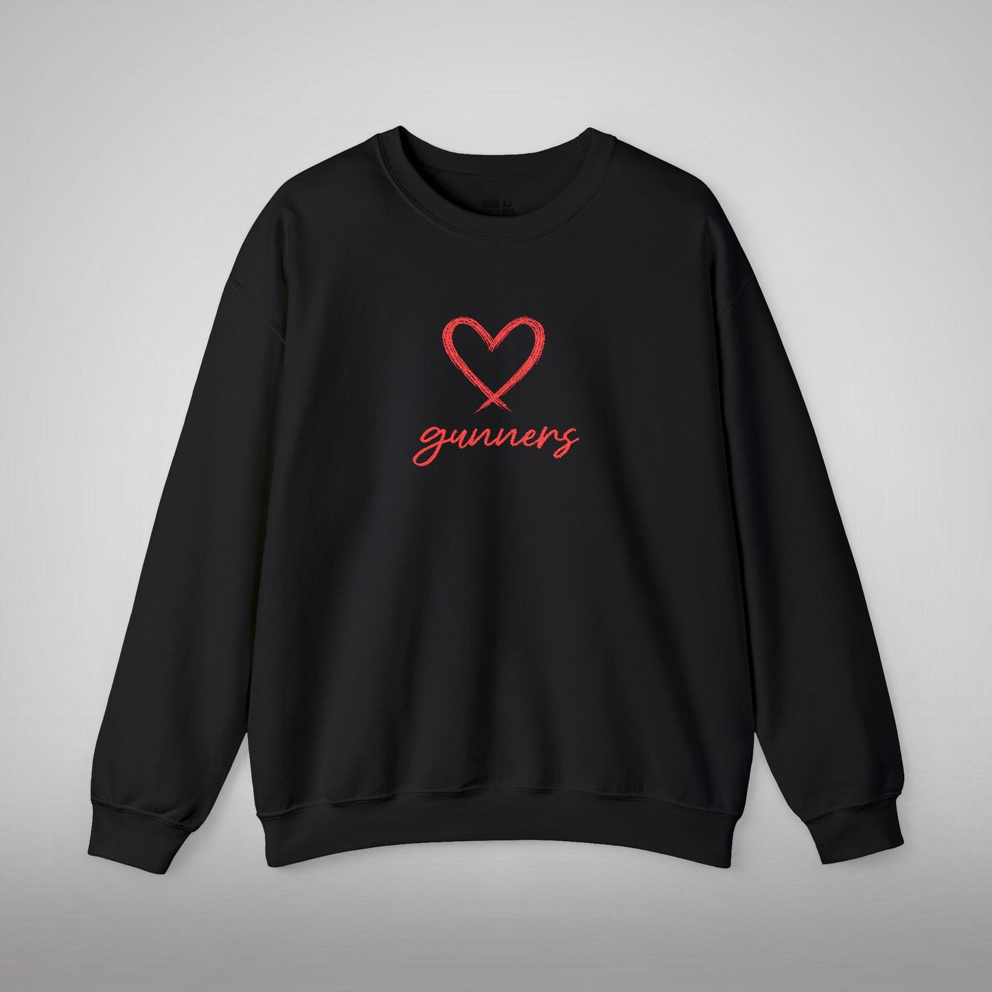 Pull Mixte Brodé - Cœur de Gunners (Arsenal)