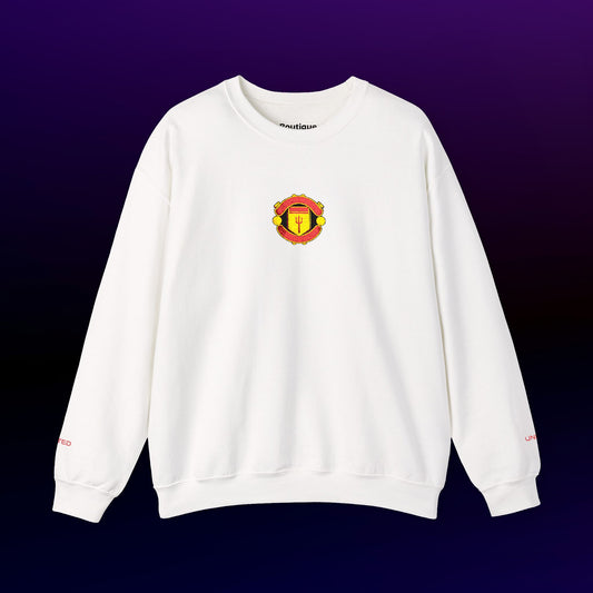 Unisex sweater with embroidered design - Man United