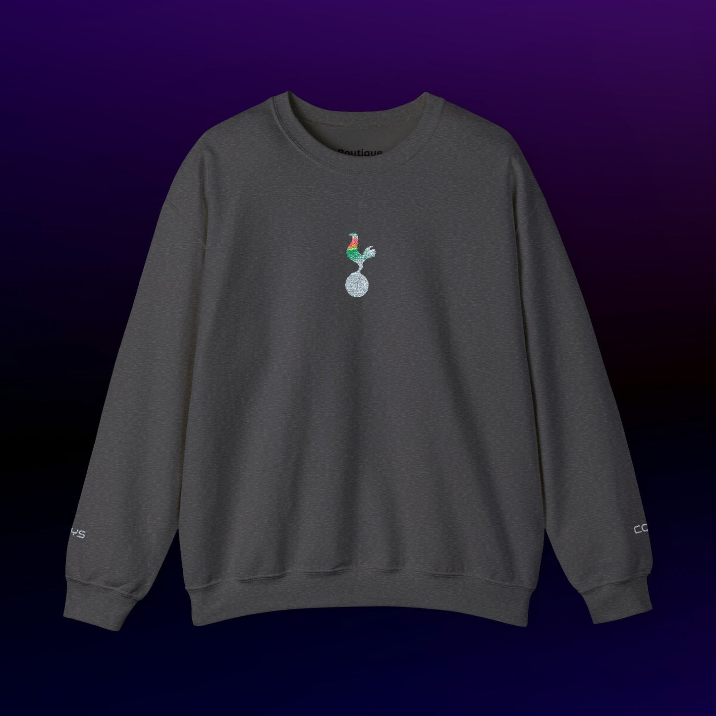 Unisex sweater with embroidered design - Tottenham Hotspur