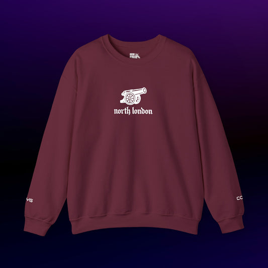 Pull Rouge Mixte avec motif Brodé - Arsenal