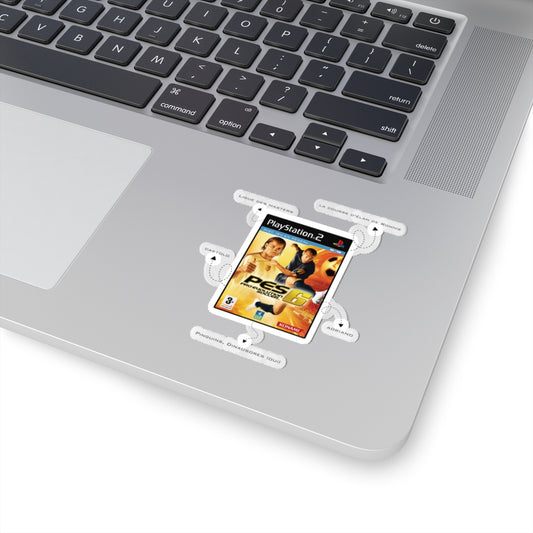Football Sticker — PES 6 (Henry x Drogba Edition)