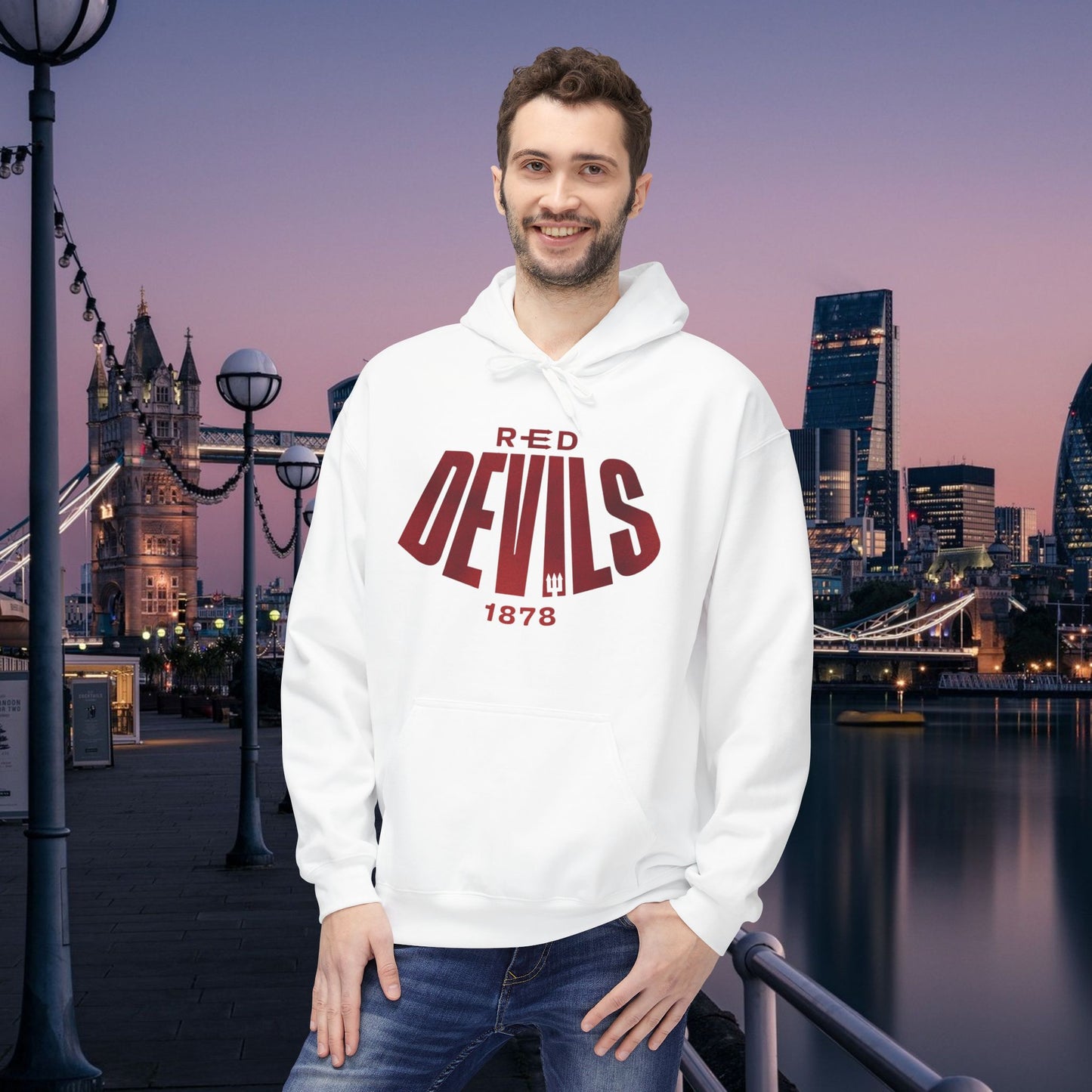 Unisex Hooded Sweatshirt - Red Devils (Manchester United)