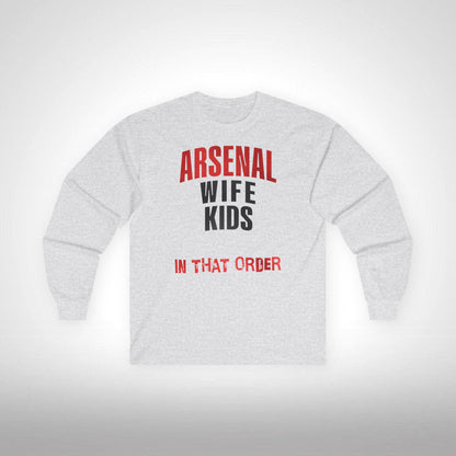 Unisex Long Sleeve T-Shirt - In That Order (Arsenal)