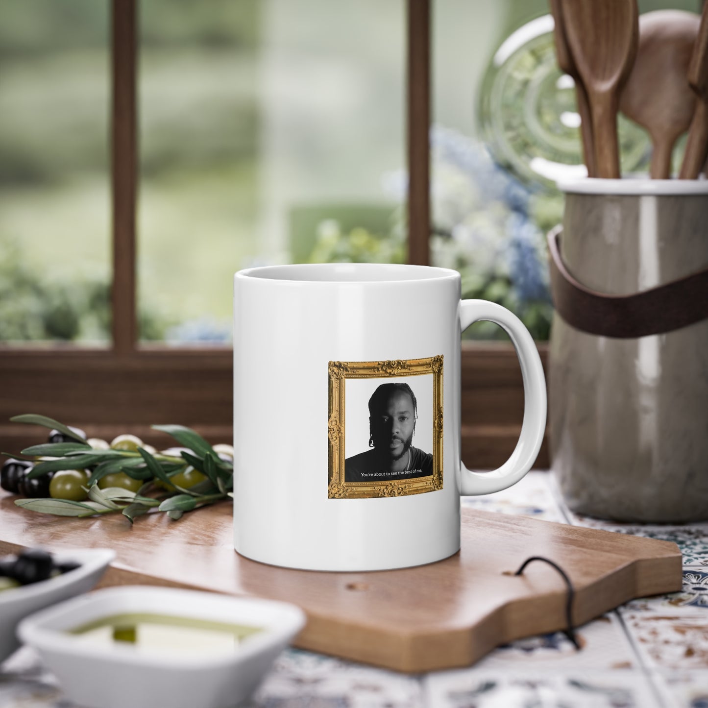 Mug - Raheem Sterling "Best of me" (Gold Frame)
