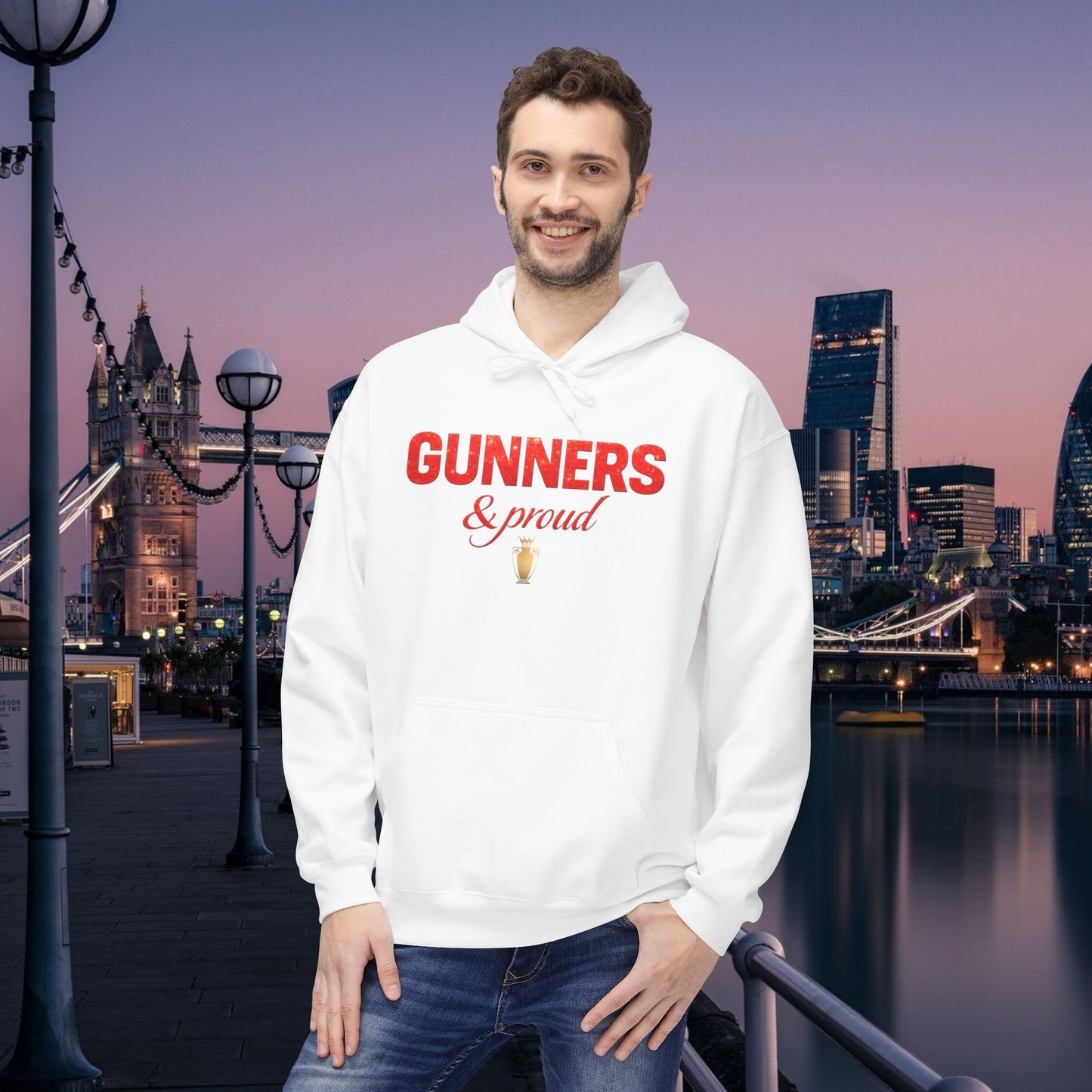 Hoodie Capuche Mixte - Arsenal "Gunners"