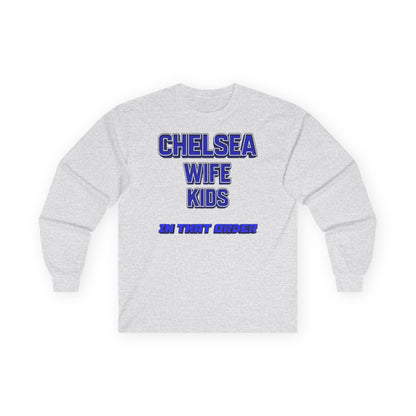 T-Shirt Manches Longues Mixte - In That Order (Chelsea)