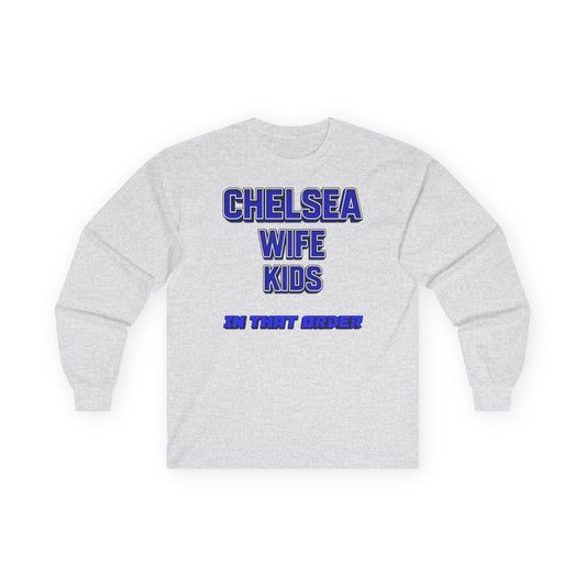 T-Shirt Manches Longues Mixte - In That Order (Chelsea)