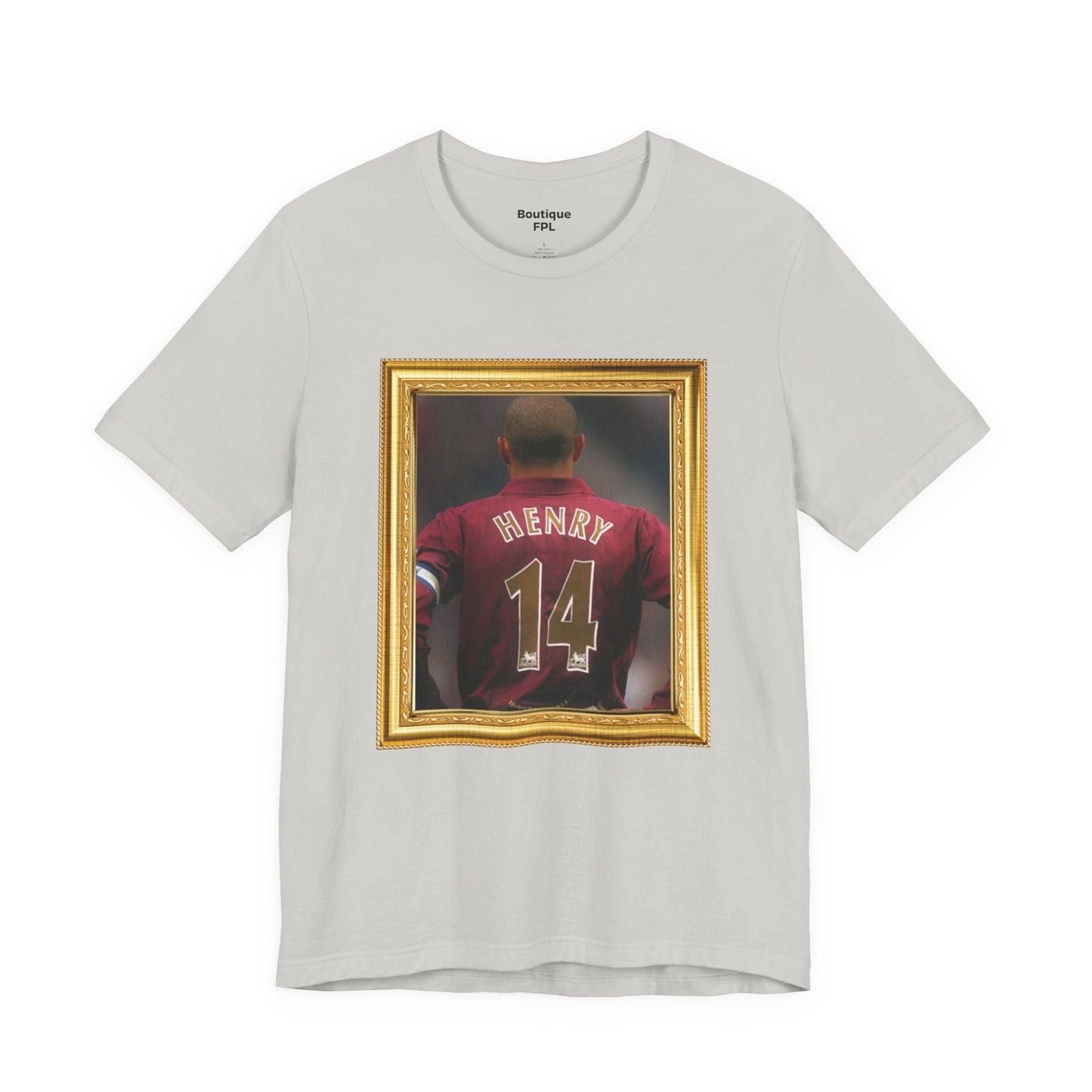 T-Shirt Mixte - Henry Arsenal Legend (Portrait, Gold Frame)