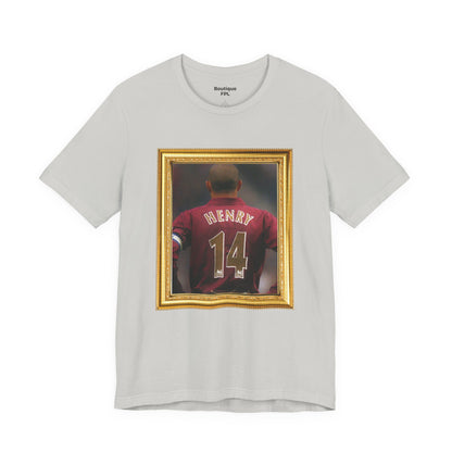 T-Shirt Mixte - Henry Arsenal Legend (Portrait, Gold Frame)