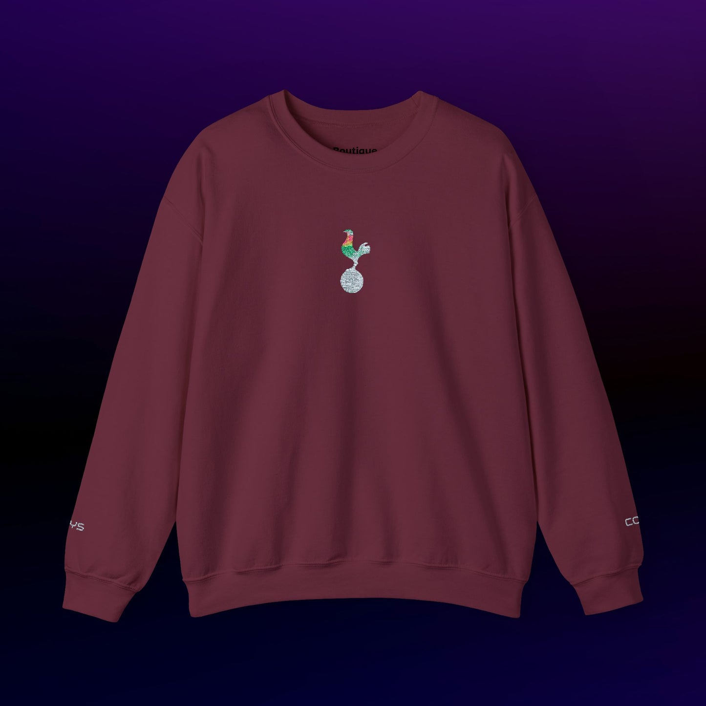 Unisex sweater with embroidered design - Tottenham Hotspur