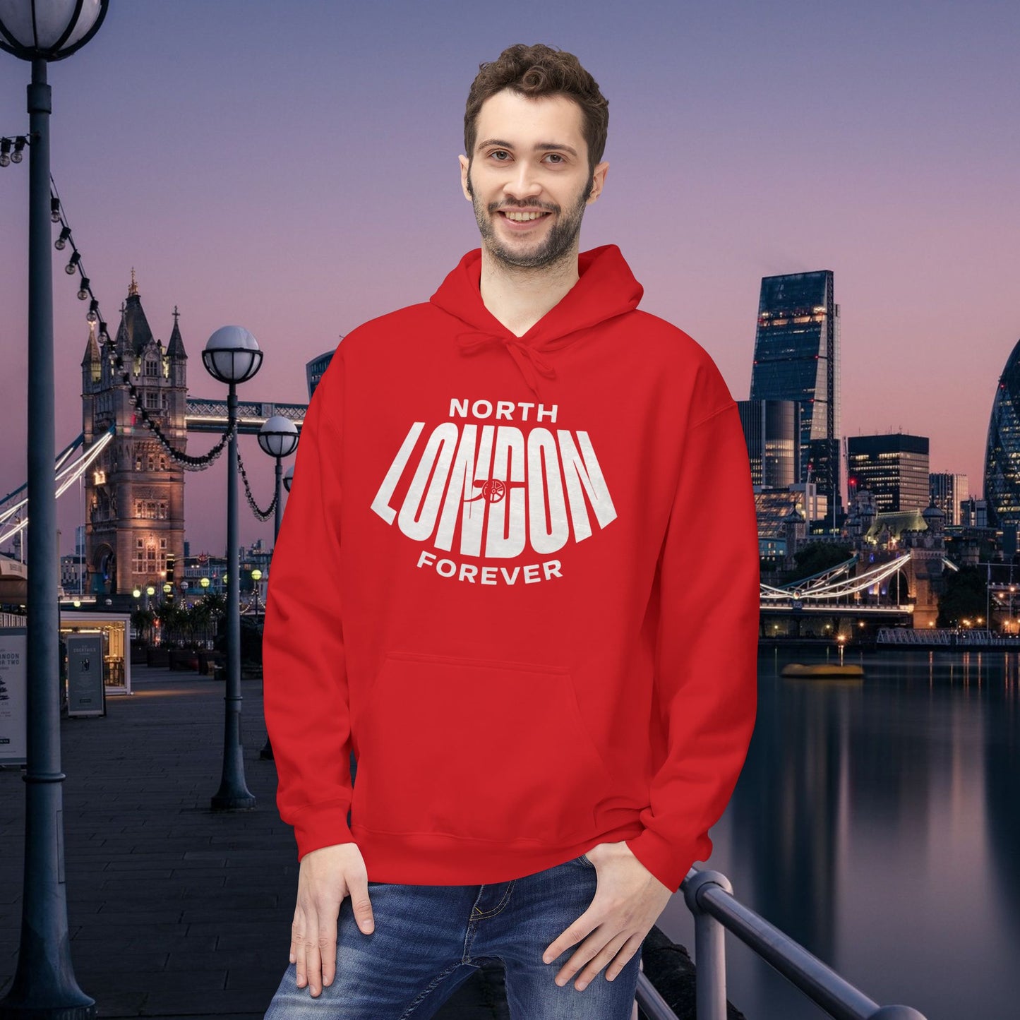 Unisex Hooded Sweatshirt - North London Forever (Arsenal)