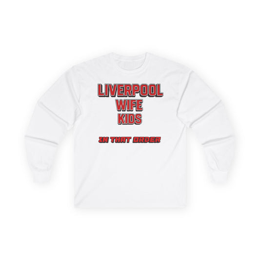 T-Shirt Manches Longues Mixte - In That Order (Liverpool)