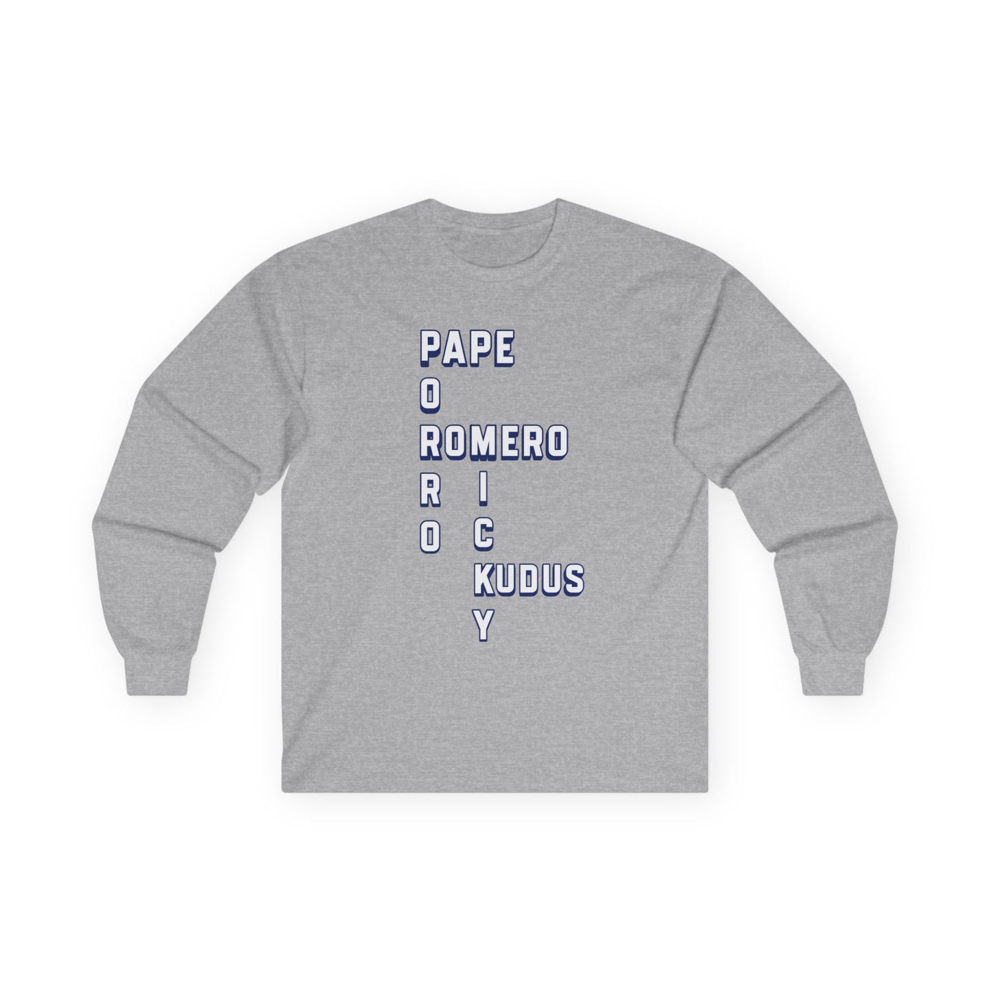 Unisex Long Sleeve T-Shirt - Tottenham (Words)