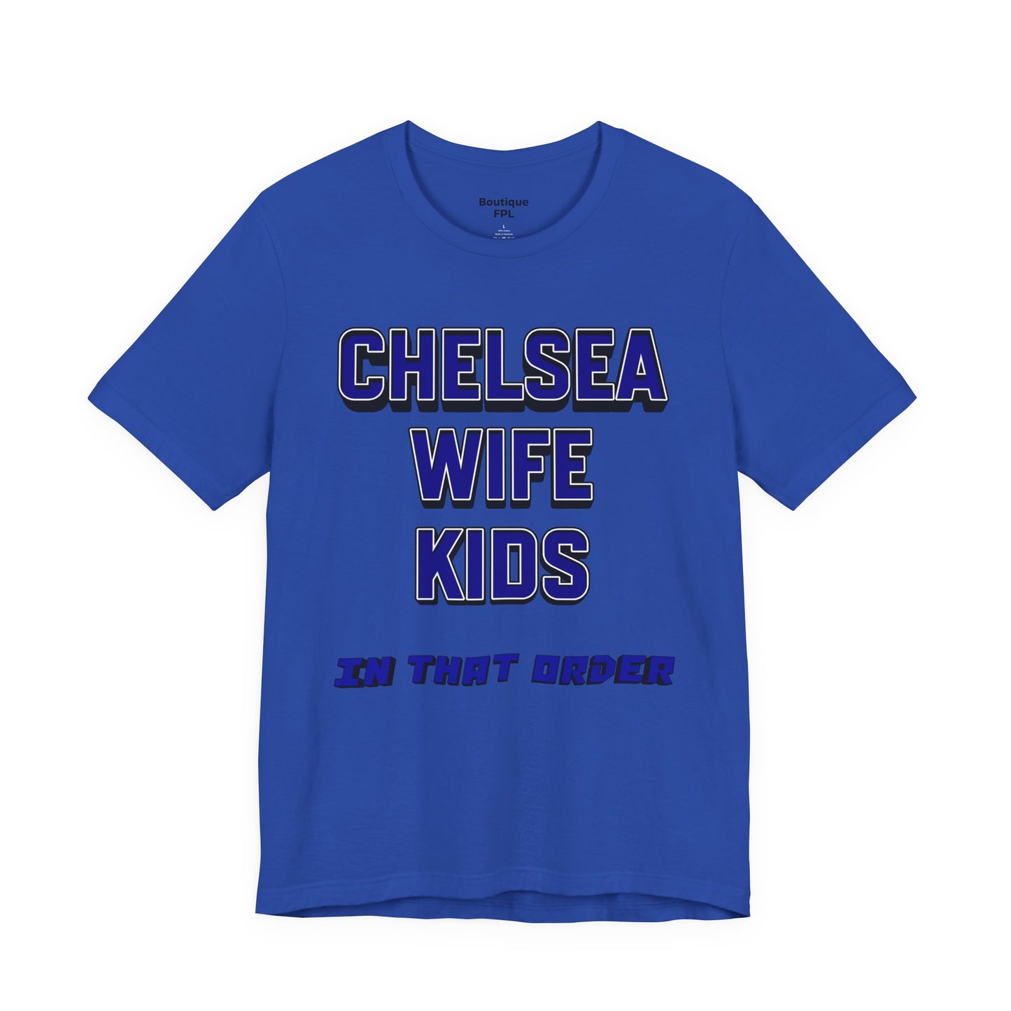 T-Shirt Mixte - In That Order (Chelsea FC)