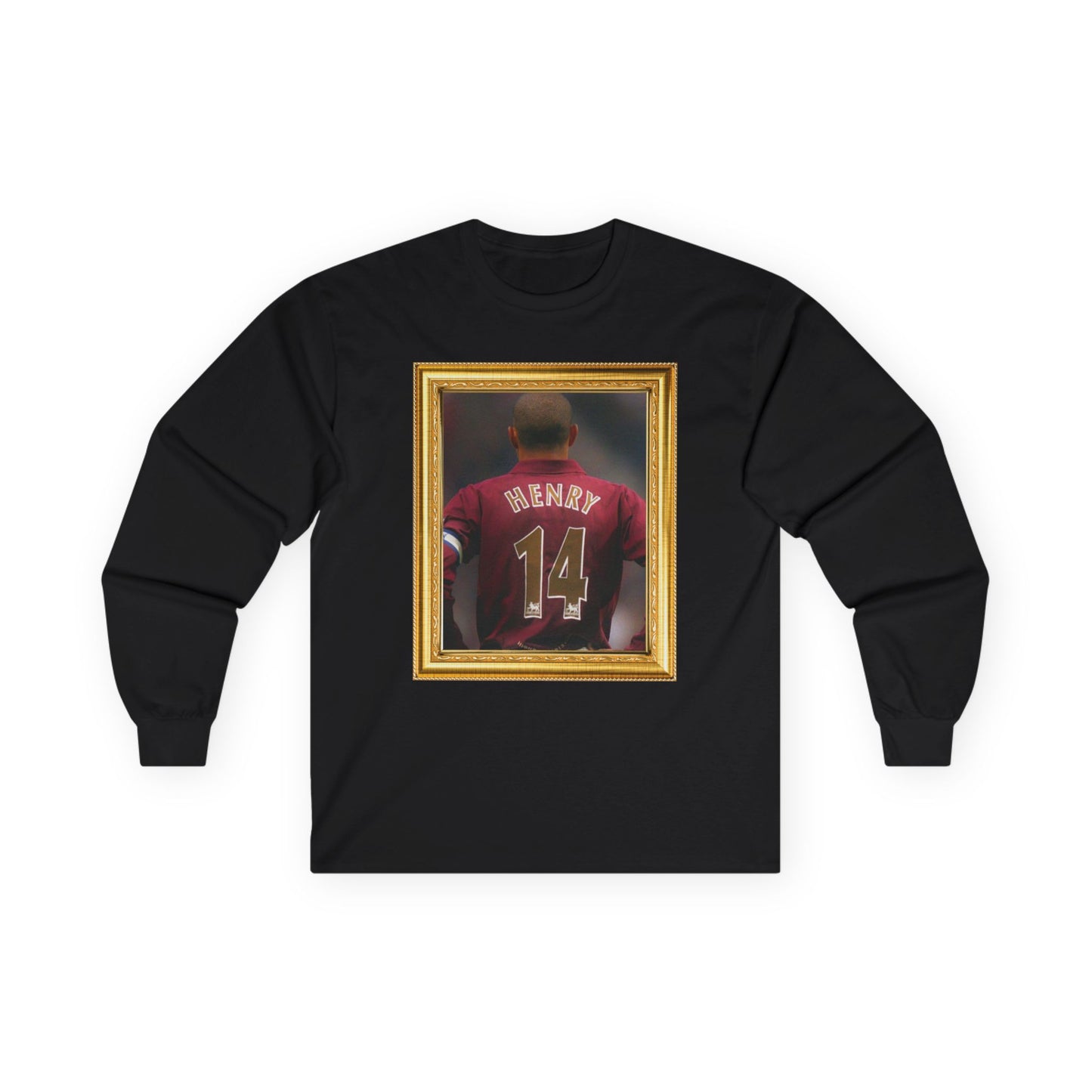 Mixed Long Sleeve T-Shirt - Thierry Henry Arsenal Legend (Gold Frame)