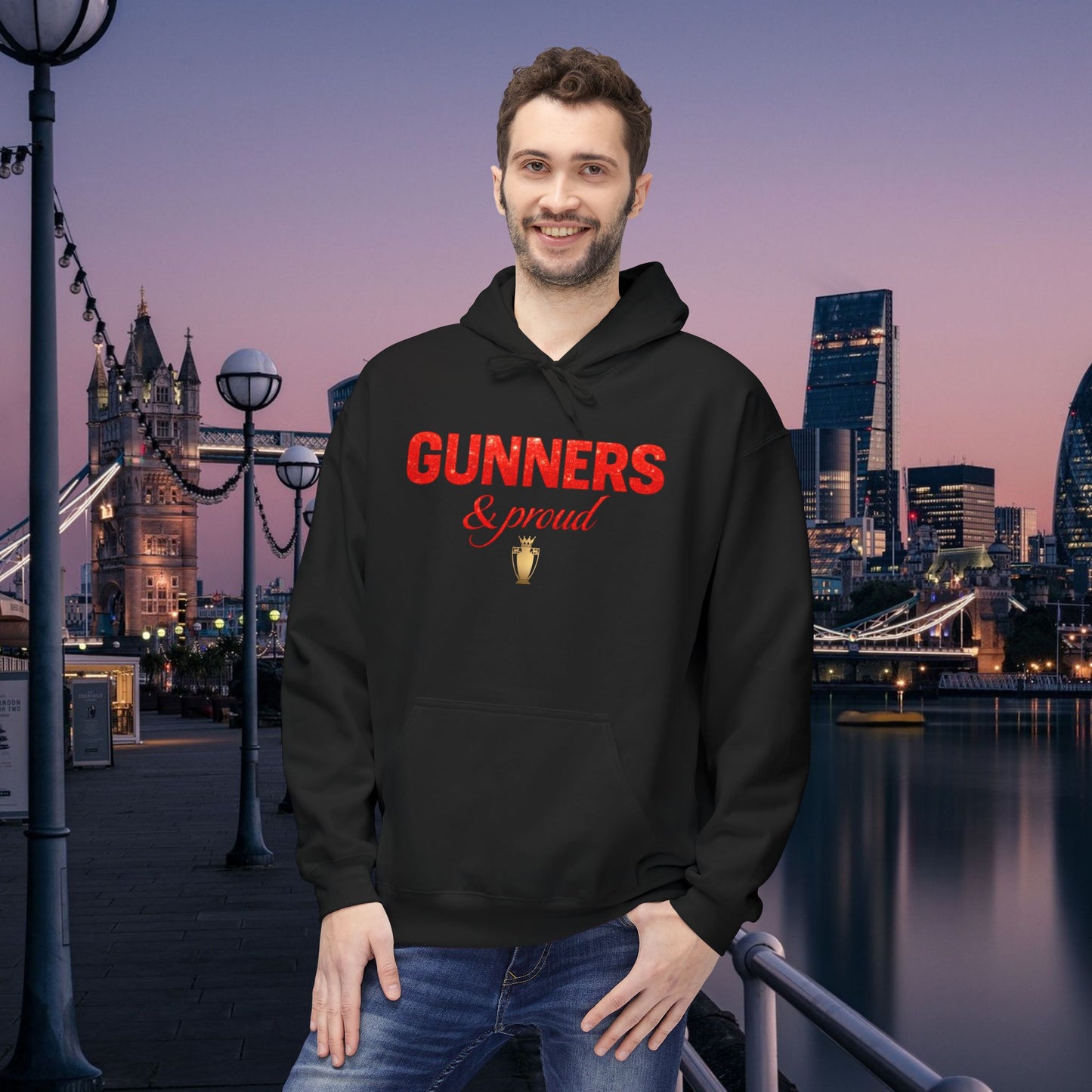 Hoodie Capuche Mixte - Arsenal "Gunners"