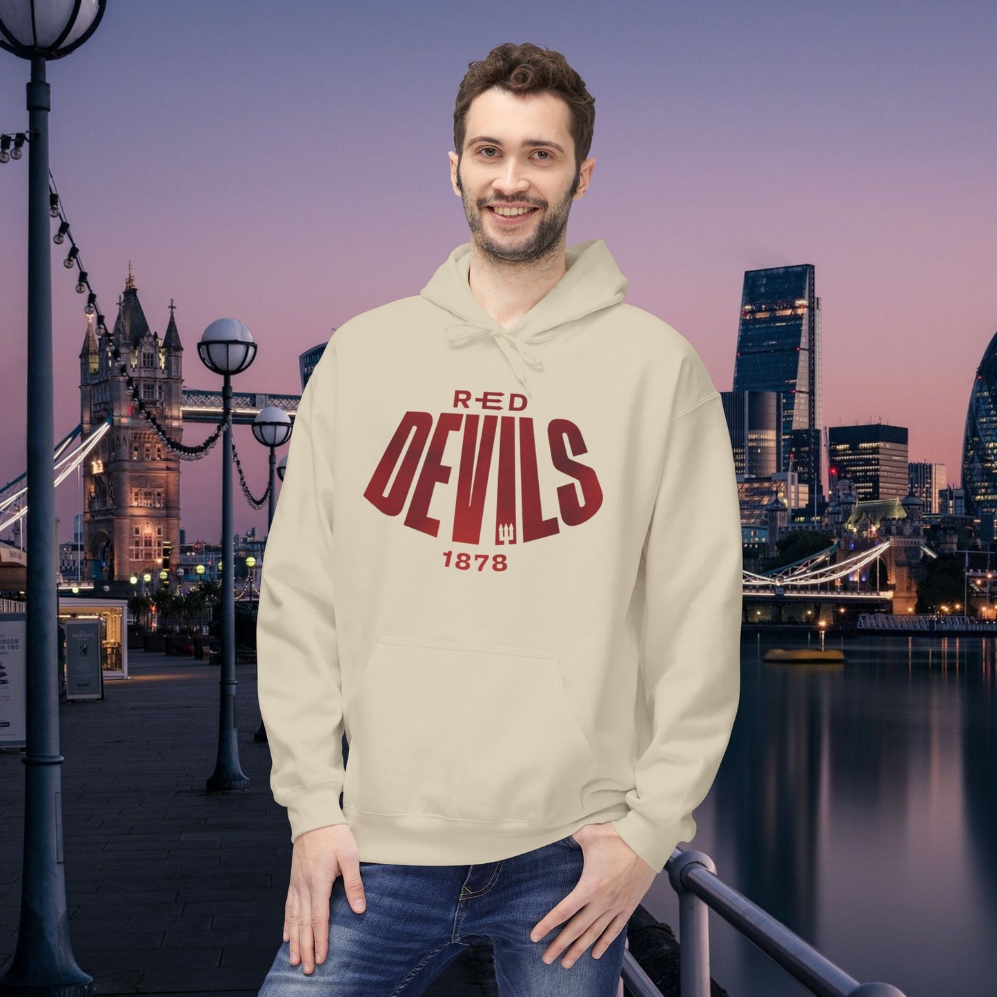 Unisex Hooded Sweatshirt - Red Devils (Manchester United)
