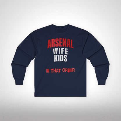 Unisex Long Sleeve T-Shirt - In That Order (Arsenal)
