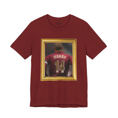 T-Shirt Mixte - Henry Arsenal Legend (Portrait, Gold Frame)