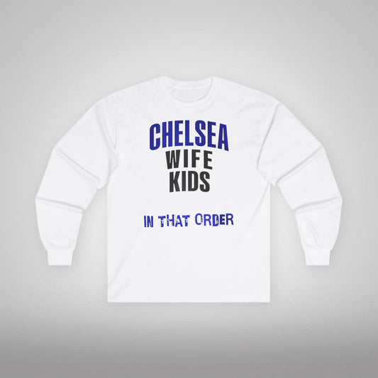 Unisex Long Sleeve T-Shirt - In That Order (Chelsea)