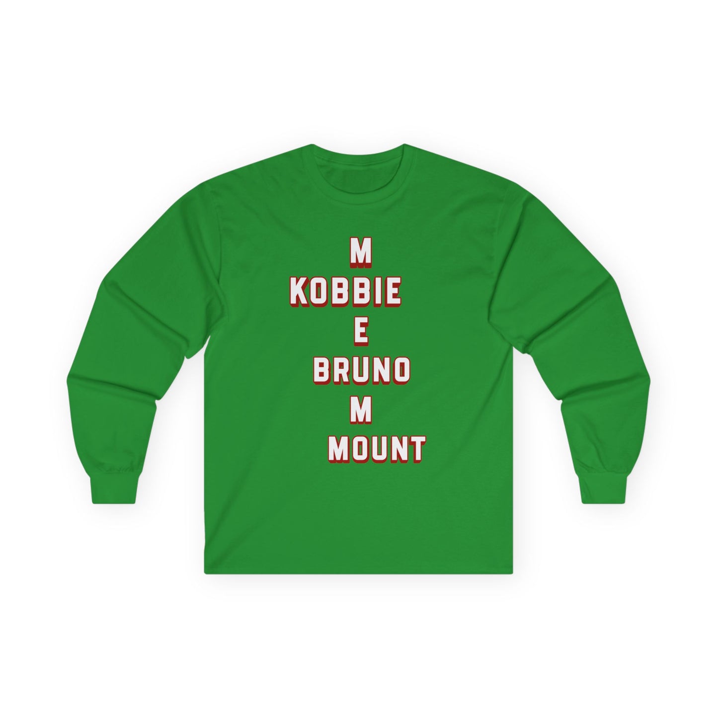 Unisex Long Sleeve T-Shirt - Manchester United (Words, Mots)