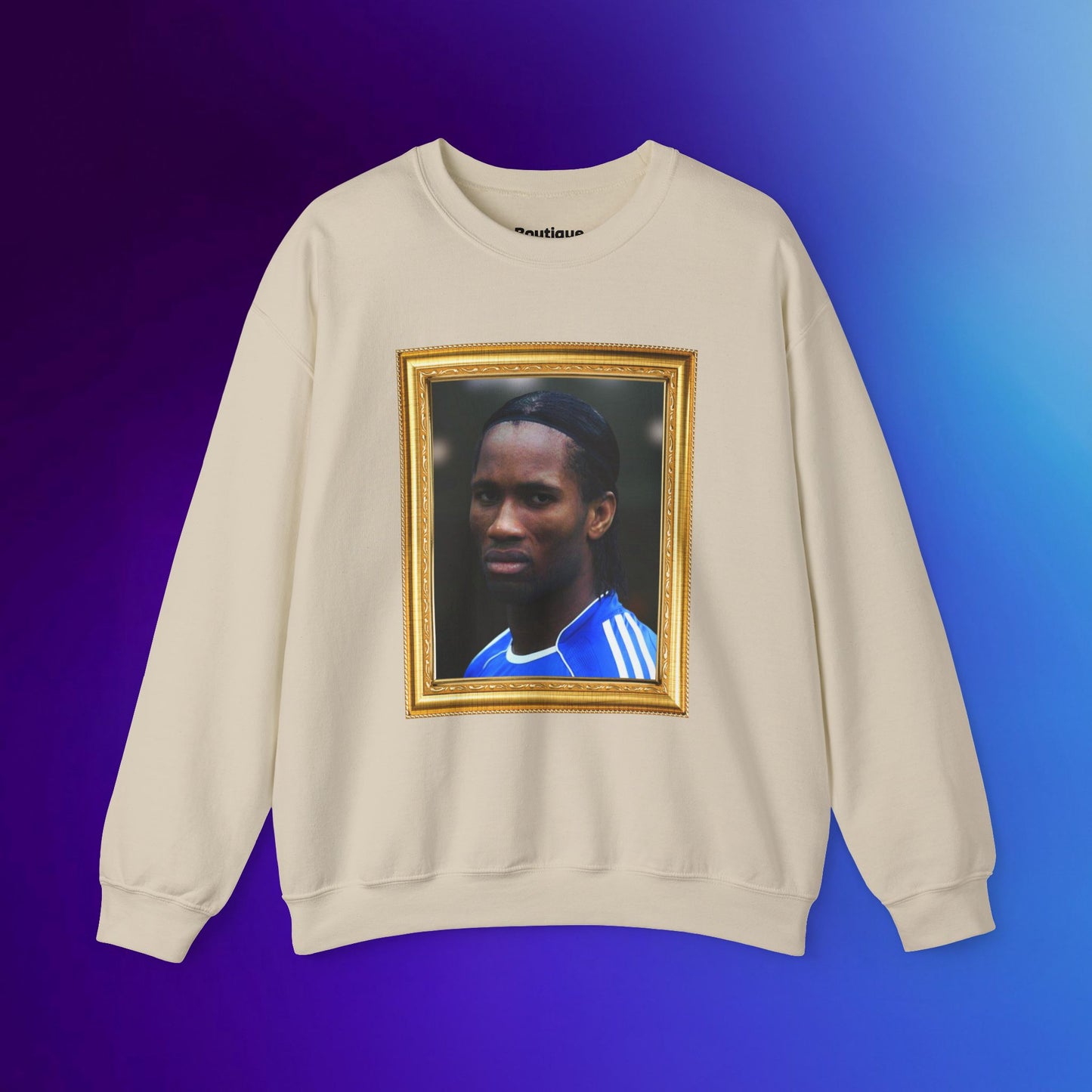 Mixed Sweater - Didier Drogba Chelsea Legend (Gold Frame)