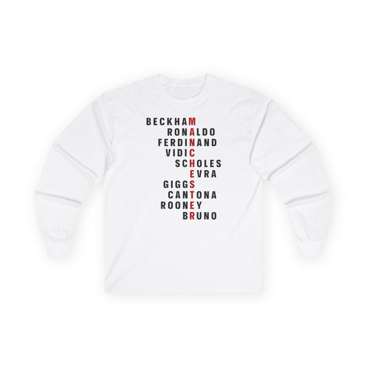 Mixed Long Sleeve T-Shirt - Manchester United (Names)