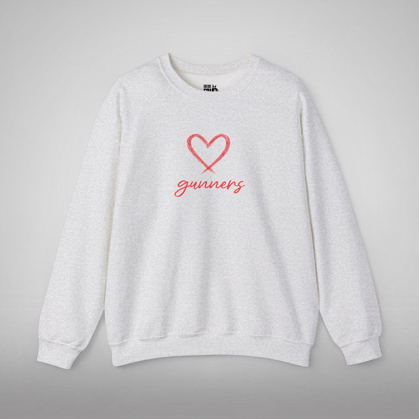 Pull Mixte Brodé - Cœur de Gunners (Arsenal)