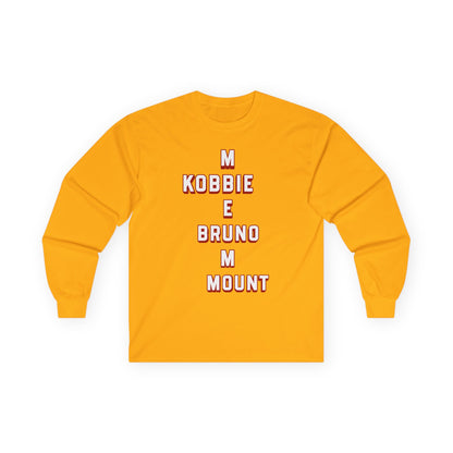 Unisex Long Sleeve T-Shirt - Manchester United (Words, Mots)