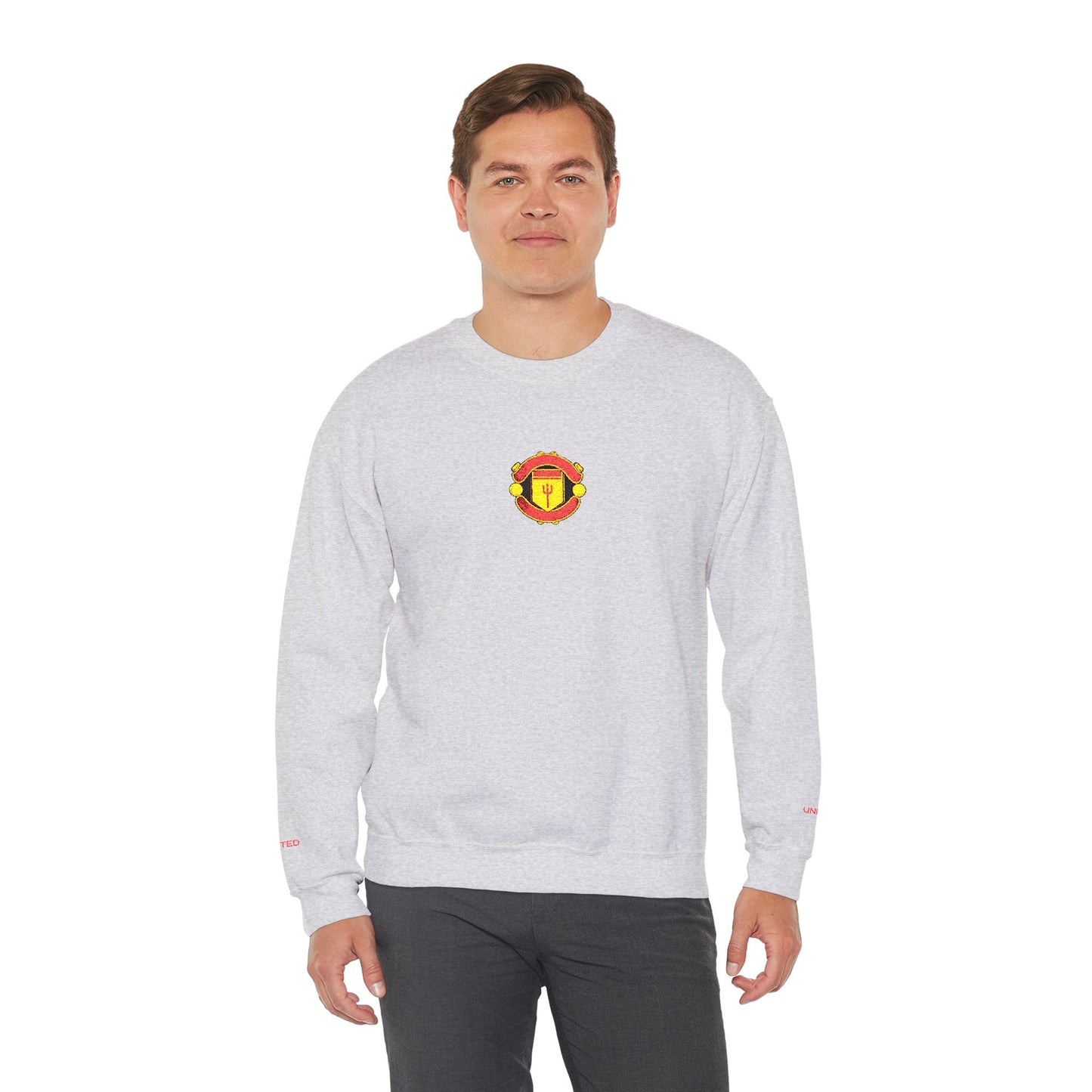 Unisex sweater with embroidered design - Man United