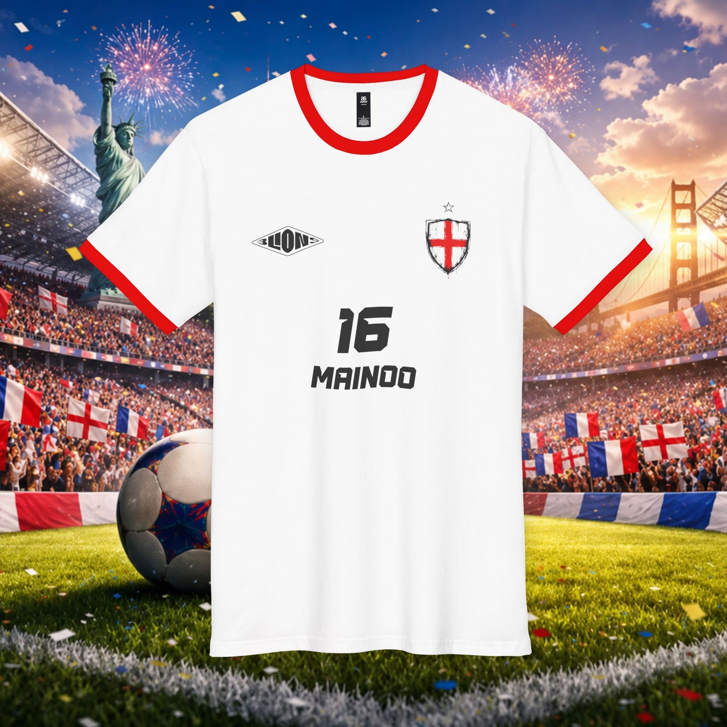 T-Shirt - Kobbie Mainoo ( World Cup 2026, England )