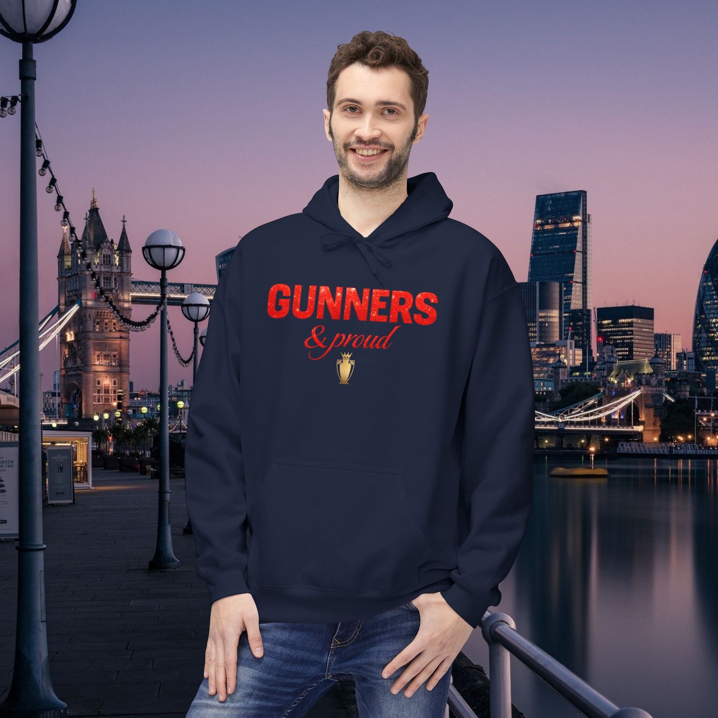 Hoodie Capuche Mixte - Arsenal "Gunners"