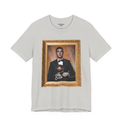 Unisex T-Shirt - Cole Palmer Ballon d'or (Chelsea, Gold Frame)