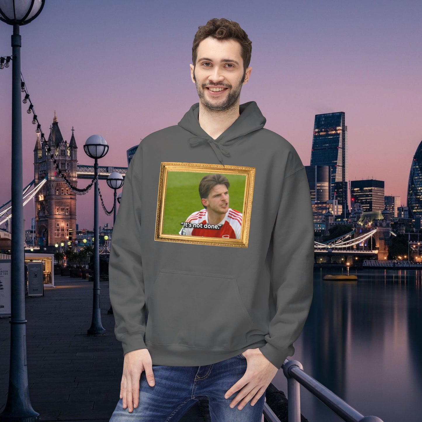 Hoodie Capuche - It's not done (Rice, Arsenal)