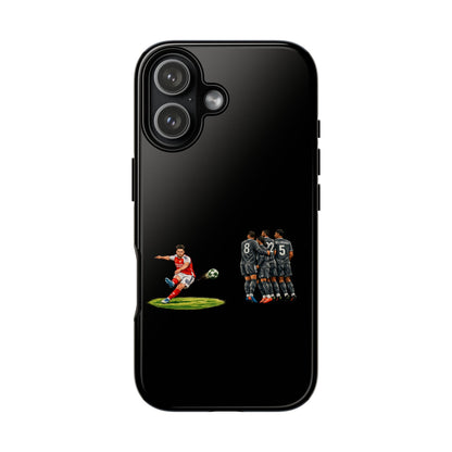 iPhone/Samsung Case - Declan Rice Free Kick (Arsenal phone case)