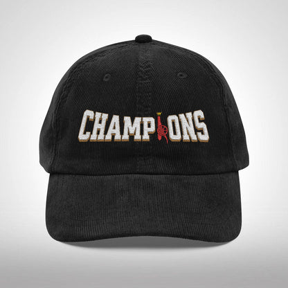 Casquette en velours côtelé et brodé - PL Champions (Arsenal)