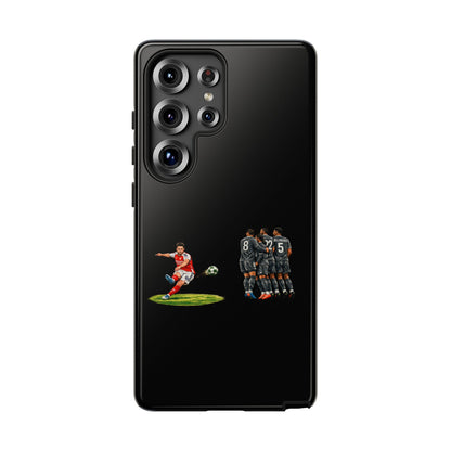 iPhone/Samsung Case - Declan Rice Free Kick (Arsenal phone case)