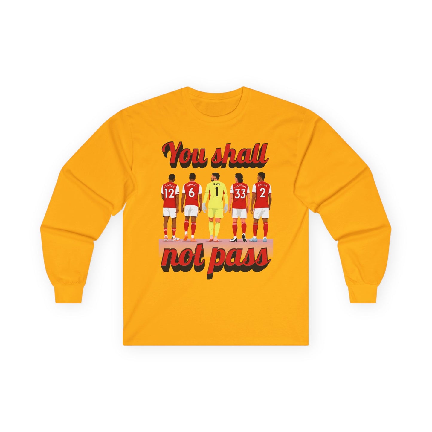 Mixed Long Sleeve T-Shirt - Arsenal "You Shall Not Pass"