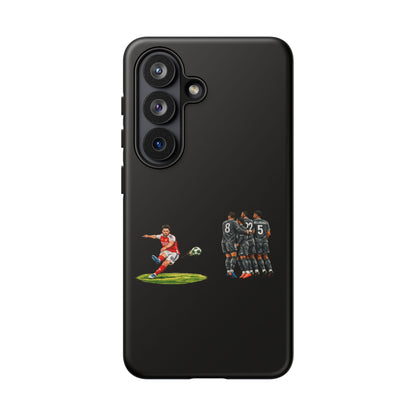 iPhone/Samsung Case - Declan Rice Free Kick (Arsenal phone case)