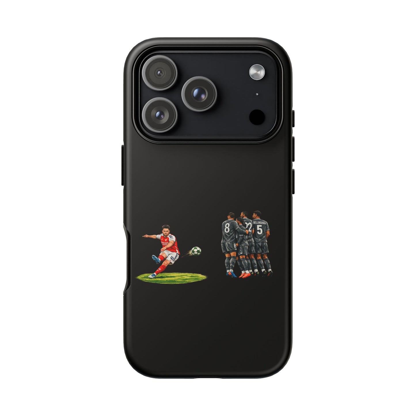 iPhone/Samsung Case - Declan Rice Free Kick (Arsenal phone case)